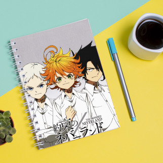 Скетчбук Sketchbook (блокнот) для малювання з принтом The Promised Neverland - Обіцяний Неверленд 4 - Інтернет-магазин спільних покупок ToGether