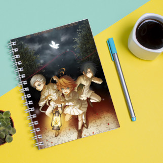 Скетчбук Sketchbook (блокнот) для малювання з принтом The Promised Neverland - Обіцяний Неверленд 13 - Інтернет-магазин спільних покупок ToGether