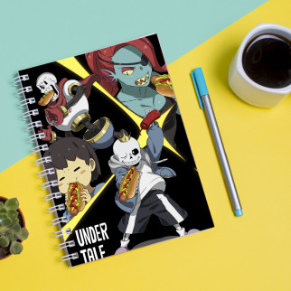 Скетчбук Sketchbook для малювання із принтом Undertale Підземна казка - Інтернет-магазин спільних покупок ToGether
