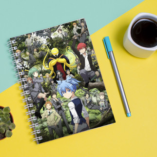 Скетчбук Sketchbook (блокнот) для малювання з принтом Аніме Клас вбивць - Ansatsu Kyoushitsu - Інтернет-магазин спільних покупок ToGether