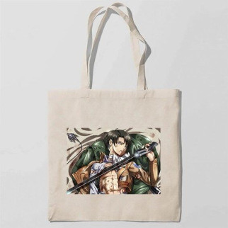 Еко-сумка, шоппер з принтом повсякденна Attack on Titan - Вторгнення титанів 13 - Інтернет-магазин спільних покупок ToGether