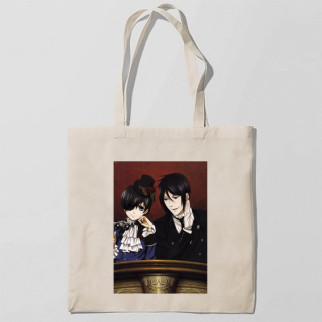Еко-сумка, шоппер з принтом повсякденна Темний дворецький-Kuroshitsuji 2 - Інтернет-магазин спільних покупок ToGether