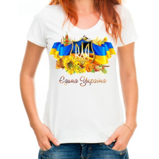 Футболка з принтом "Єдина Україна" Push IT - Інтернет-магазин спільних покупок ToGether