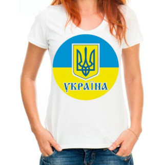 Футболка з принтом "Стяг і герб Україна" Push IT - Інтернет-магазин спільних покупок ToGether