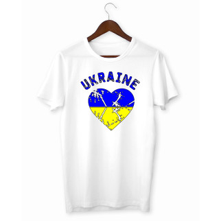 Футболка з принтом "Heart of Ukraine" Push IT XL - Інтернет-магазин спільних покупок ToGether