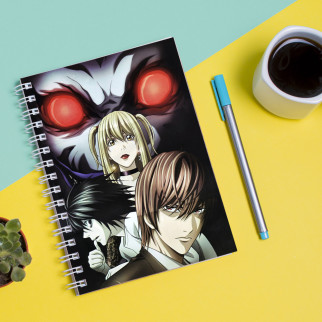Скетчбук (Sketchbook) блокнот для малювання з принтом "Death Note - Зошит смерті 2" - Інтернет-магазин спільних покупок ToGether