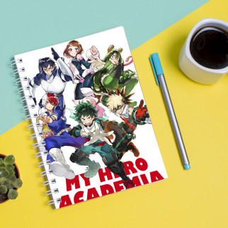 Скетчбук Sketchbook (блокнот) для малювання з принтом My Hero Academia - Моя геройська академія 3 - Інтернет-магазин спільних покупок ToGether