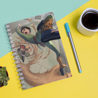 Скетчбук Sketchbook (блокнот) для малювання з принтом Naruto Наруто Рок Лі Гаара - Інтернет-магазин спільних покупок ToGether