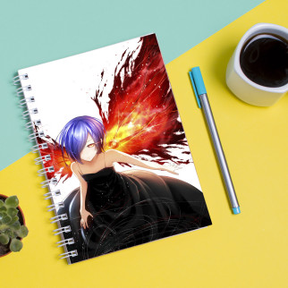 Скетчбук Sketchbook (блокнот) для малювання з принтом Tokyo Ghoul - Токійський гуль 8 - Інтернет-магазин спільних покупок ToGether