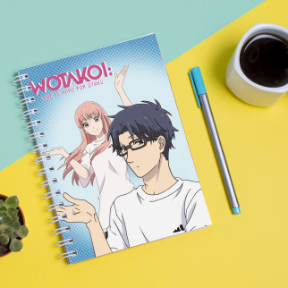 Скетчбук Sketchbook (блокнот) для малювання з принтом Wotakoi Love Is Hard for Otaku - Так складно любити отаку - Інтернет-магазин спільних покупок ToGether