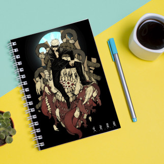 Скетчбук Sketchbook (блокнот) для малювання з принтом Сатору Фудзінума - Fujinuma Satoru - Інтернет-магазин спільних покупок ToGether