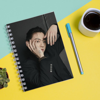 Скетчбук Sketchbook (блокнот) для малювання з принтом Твій викрадач Чон Чонгук - Jungkook Jeon 2 - Інтернет-магазин спільних покупок ToGether