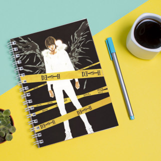 Скетчбук (Sketchbook) блокнот для малювання з принтом "Death Note - Зошит смерті Лайт" - Інтернет-магазин спільних покупок ToGether