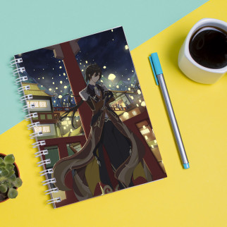 Скетчбук Sketchbook (блокнот) для малювання з принтом Genshin Impact - комп'ютерна гра 4 - Інтернет-магазин спільних покупок ToGether
