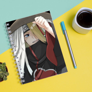 Скетчбук Sketchbook (блокнот) для малювання з принтом Naruto Наруто Дейдара - Інтернет-магазин спільних покупок ToGether