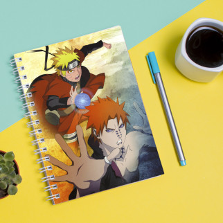 Скетчбук Sketchbook (блокнот) для малювання з принтом Naruto Наруто 9 - Інтернет-магазин спільних покупок ToGether