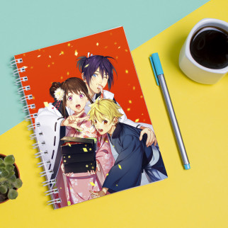 Скетчбук Sketchbook (блокнот) для малювання з принтом Noragami Ято - Інтернет-магазин спільних покупок ToGether