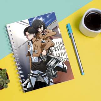Скетчбук Sketchbook (блокнот) для малювання з принтом Shingeki no Kyojin 3 - Інтернет-магазин спільних покупок ToGether