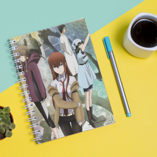 Скетчбук Sketchbook (блокнот) для малювання з принтом Steins Gate-Брама Штейна - Інтернет-магазин спільних покупок ToGether