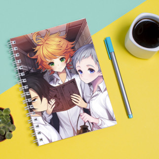 Скетчбук Sketchbook (блокнот) для малювання з принтом The Promised Neverland - Обіцяний Неверленд 5 - Інтернет-магазин спільних покупок ToGether