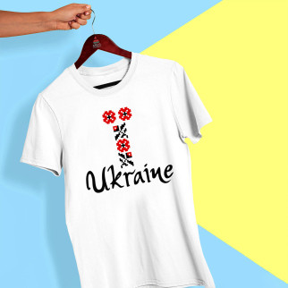 Футболка з принтом "Український орнамент квітковий Ukraine" Push IT XL - Інтернет-магазин спільних покупок ToGether