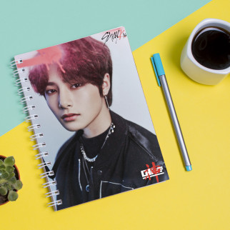 Скетчбук Sketchbook (блокнот) для малювання з принтом Група Stray Kids Ян Чон Ін Yang Jeong In групи - Інтернет-магазин спільних покупок ToGether