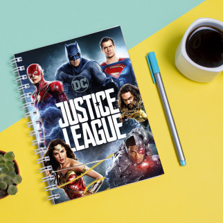 Скетчбук Sketchbook (блокнот) для малювання з принтом Ліга справедливості - Justice League - Інтернет-магазин спільних покупок ToGether