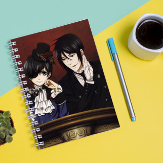 Скетчбук Sketchbook (блокнот) для малювання з принтом Темний дворецький-Kuroshitsuji 2 - Інтернет-магазин спільних покупок ToGether