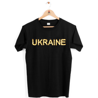 Футболка чорна з принтом "Ukraine" Push IT L - Інтернет-магазин спільних покупок ToGether