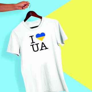 Футболка з принтом "I love UA" Push IT XL - Інтернет-магазин спільних покупок ToGether