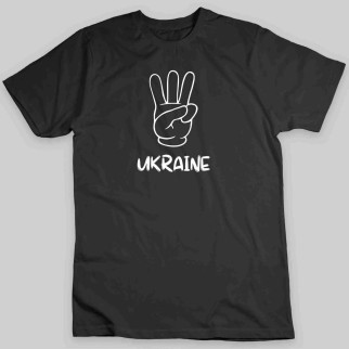 Футболка чорна з принтом "Ukraine" Push IT - Інтернет-магазин спільних покупок ToGether