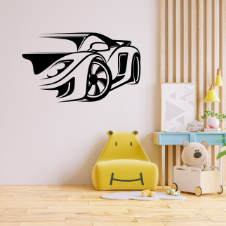 Вінілова інтер'єрна наклейка декор на стіну та шпалери (скло, меблі, дзеркало, метал) "Автомобіль. Авто" - Інтернет-магазин спільних покупок ToGether
