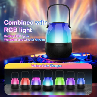 Bluetooth-колонка XM-A68 з RGB підсвічуванням та Мікрофоном: Вибух Звуку та Світла - Інтернет-магазин спільних покупок ToGether