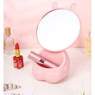 Дзеркало настільне 14421 24х14 см рожеве - Інтернет-магазин спільних покупок ToGether