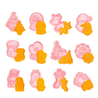 Набір форм для печива Новий Рік AB 9047 12 шт - Інтернет-магазин спільних покупок ToGether