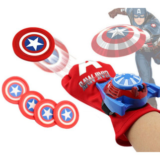 Рукавички зі стріляючими дисками Капітан Америка 10037 - Інтернет-магазин спільних покупок ToGether