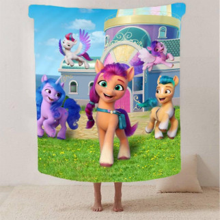 Плед 3D My Littlе Pony №2 2905_B 13284 135х160 см - Інтернет-магазин спільних покупок ToGether