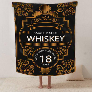 Плед 3D Whiskey 2656_A 12583 160х200 см - Інтернет-магазин спільних покупок ToGether