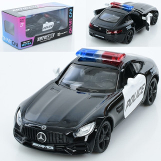 Машинка поліцейська інертна Auto Mir Mercedes-Benz GTS AMG 2018 AS-3129 12 см - Інтернет-магазин спільних покупок ToGether