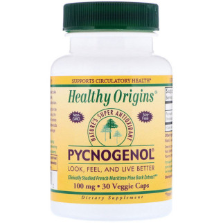 Пікногенол Healthy Origins Pycnogenol 100 mg 30 Veg Caps HO41371 - Інтернет-магазин спільних покупок ToGether