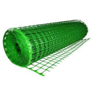 Сітка 45*45 1.0х20 м  пластикова Клевер (зелена) квадрат із запаяним краєм - Інтернет-магазин спільних покупок ToGether
