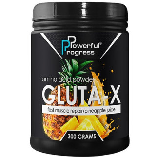 Глютамін для спорту Powerful Progress Gluta Х 300 g /30 servings/ Pineapple - Інтернет-магазин спільних покупок ToGether