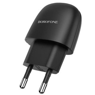 Мережевий зарядний пристрій BOROFONE BA49A Vast power single port charger Black (BA49AB) - Інтернет-магазин спільних покупок ToGether