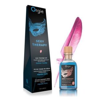 Набір для масажу - Orgie Sexy Therapy Lips Massage Set Cotton Candy, 100 мл 18+ - Інтернет-магазин спільних покупок ToGether