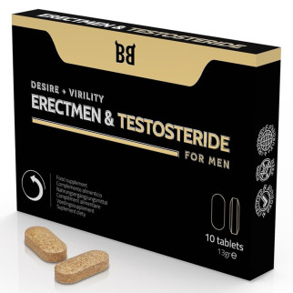Препарат для ерекції Blackbull Erectmen Testosteride Power Testosterone, 10 капсул 18+ - Інтернет-магазин спільних покупок ToGether