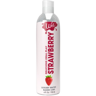 Лубрикант на водній основі Wet Oral Play Strawberry (118 мл), їстівний, без цукру - Інтернет-магазин спільних покупок ToGether