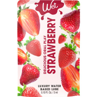 Пробник Wet Oral Play Strawberry (3 мл) - Інтернет-магазин спільних покупок ToGether