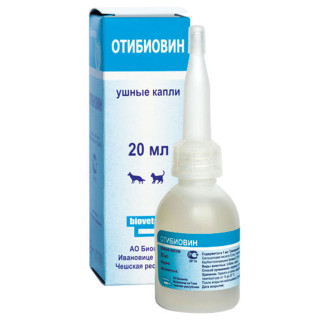Отібіовін вушні краплі 20 мл для собак та кішок 20мл - Інтернет-магазин спільних покупок ToGether