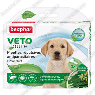 Краплі Beaphar Bio spot on проти бліх та кліщів для цуценят 3 піпетки - Інтернет-магазин спільних покупок ToGether