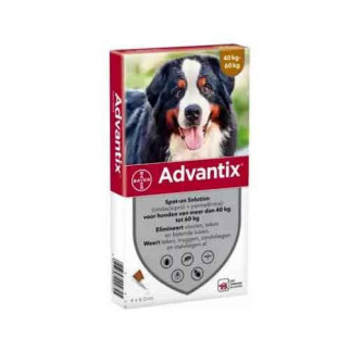 Краплі Advantix Bayer від бліх та кліщів для собак 40-60кг 4 піпетки - Інтернет-магазин спільних покупок ToGether